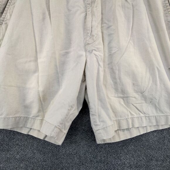 Dockers Mens Chino Shorts Cream Size 34 Slash Pockets Distressed - Picture 7 of 16